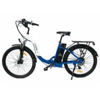 Электровелосипед ELBIKE GALANT BIG VIP 13 бело-синий
