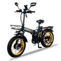 Электровелосипед Minako F10 Dual PRO желтый